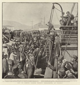 Verso Creta, Truppe Greche che si imbarcano al Pireo da Henry Marriott Paget